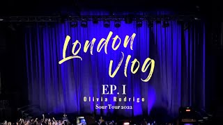 London Vlog EP1 Olivia Rodrigo Sour Tour 2022 [upl. by Asseret]