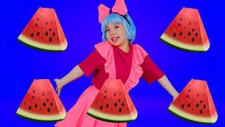 Five Watermelons Song amp More  Kids Funny Songs [upl. by Babbie623]