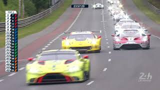 2019 Le Mans 24 hours  Epic GTPro Battle  Ford vs Aston Martin vs Corvette [upl. by Arikahc]