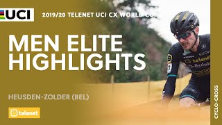 Men Elite Highlights  HeusdenZolder  201920 Telenet UCI CX World Cup [upl. by Arammat35]