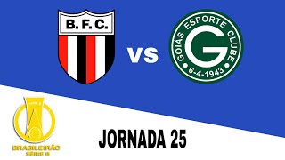 Botafogo SP 10 Goiás en vivo Brasileirao B Jornada 25 [upl. by Ennahtebazile]