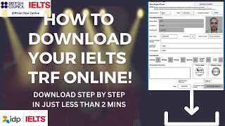 How to download ielts result onlineHow to download ielts result trf How to check ielts result [upl. by Moser]