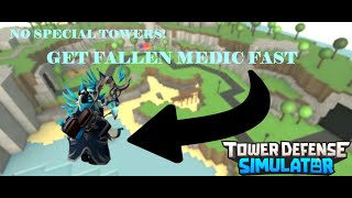 TDS Solo Fallen Angel Quest 2 Strat VERY EASY NO SPECIAL TOWERS [upl. by Kylah]