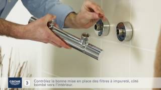 Mitigeur thermostatique douche  GROHE [upl. by Coppins]