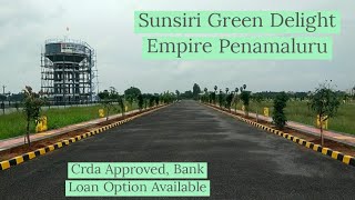 Sunsiri Green Delight Empire Penamaluru  Crda Open Plots In Vijayawada  Contact 9110344201 [upl. by Nilkcaj413]