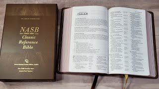 NASB 1995 Classic Reference Bible [upl. by Rimahs434]