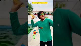 Chota bhai in swimming pool 🔥😂indian family shorts indian relatable swimming [upl. by Juliana]