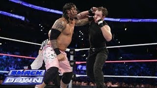 The Usos vs Dean Ambrose amp Seth Rollins  SmackDown Nov 1 2013 [upl. by Lippold949]