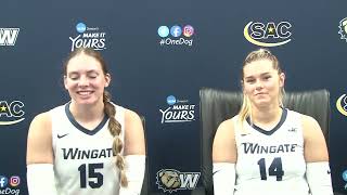 Wingate Volleyball Post Game Press Conference 9172024 [upl. by Etteiram582]