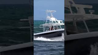 Intrepid Boat vs Haulover Inlet Waves [upl. by Rip]