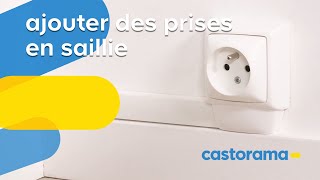 Ajouter des prises électriques  pose en saillie Castorama [upl. by Bekha]