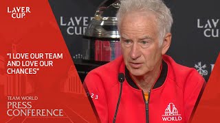 Team World Press Conference  Laver Cup 2023 [upl. by Zerk]