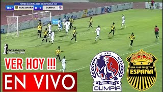 Olimpia vs Real España En Vivo DONDE VER A QUE HORA JUEGA OLIMPIA VS REAL ESPAÑA Partido Vuelta [upl. by Enelahs]