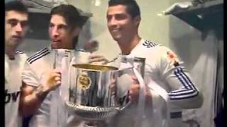 pepe and ramos and adebayor dance apres le match de barca [upl. by Solegnave]