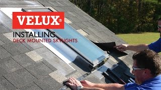 VELUX Install Video  Deck Mounted Skylights [upl. by Lolita98]