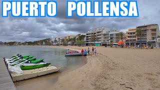 Puerto Pollensa Majorca 🇪🇸 Beach and market [upl. by Araccat]