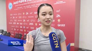 2023 Cup of China｜Figure Skating｜Zhu Yis reaction after womens singles short program [upl. by Acillegna]