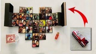 valentines day gift  heart shape photo box surprise  gift box for birthday anniversary [upl. by Enelrad]