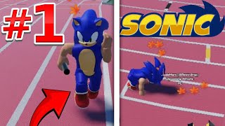 Becoming Sonic On ROBLOX Track amp Field Infinite [upl. by Ogdon]