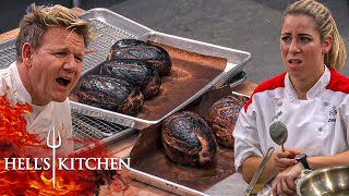 Don’t Burn Wellingtons amp Don’t Talk Over Chef Ramsay  Hells Kitchen [upl. by Anait]