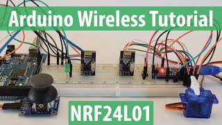 Arduino Wireless Communication – NRF24L01 Tutorial [upl. by Nairrot330]