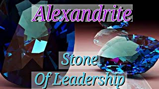 Alexandrite StoneThe Stone of Leadership Gemstone Series Ep  10 gemstones vlog alexander ring [upl. by Leatrice]