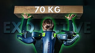 Exoskelett Festool  Superkräfte mit der richtigen Einstellung [upl. by Nonnarb]