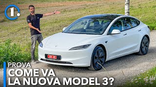 Tesla Model 3 2024 LA PROVA🔋 e vediamo se consuma meno… [upl. by Sherrie]