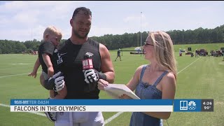 Atlanta Falcons answer which players could win at the Olympics [upl. by Suravaj]