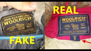 Woolrich Parka jacket real vs fake How to spot counterfeit Woolrich arctic jackets [upl. by Ranzini]