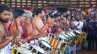 പഞ്ചാരിമേളം  പദ്മശ്രീ ജയറാം jayaram at ettumanoor mahadeva temple utsavam 2019 [upl. by Peggir]