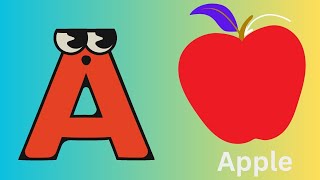 Phonics song two words A for Apple kidsrhymes kidssong alphabet infobells nurseryrhymes abcd [upl. by Oeniri]