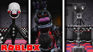 New Animatronics Endo Puppet and Black Heart Bonnie in Roblox Archived Nights FNAF Roleplay [upl. by Tiny]