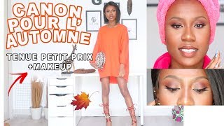 CANON POUR L AUTOMNE  TENUE PETITS PRIX ET MAQUILLAGE [upl. by Acirederf87]