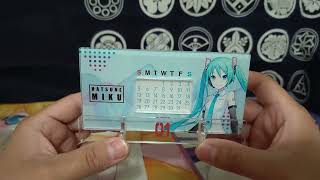 Putting together a perpetual calendar of Miku [upl. by Eenrahc79]