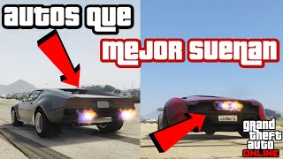 Los 15 autos con el MEJOR SONIDO del GTA Online [upl. by Dnaltiak]