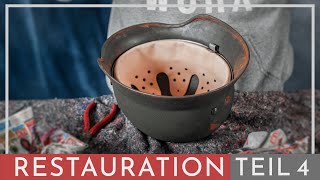 Wehrmacht Stahlhelm Restauration TEIL 4  Innenfutter einbauen TUTORIAL [upl. by Lauter]