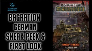 German Bagration for Flames of War First Look and Sneak Peek [upl. by Lexerd]