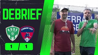 ASSE 1  Clermont Foot 1 le débrief de ce premier match [upl. by Neils54]