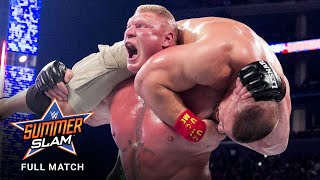 John Cena and Brock Lesnar brawl before Night of Champions Raw Sept 15 2014 [upl. by Boleslaw]