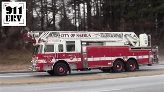 Nashua NH Ladder 2 Responding [upl. by Larimore]