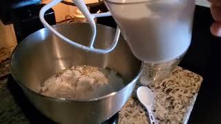 How To Make Pizza Dough Garlic Knots Dough Using Kitchenaid Mixer [upl. by Tager]