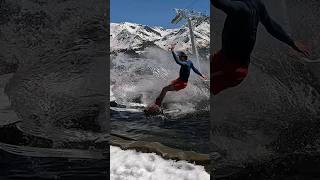 Getting Splashed  Water Slide Challenge Grimentz 04 skiing ski switzerland suisse schweiz [upl. by Ikcaj605]