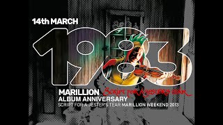 Marillion Album Anniversary  Script for a Jesters Tear  14 March  Marillion Weekend 2013 [upl. by Saltsman]