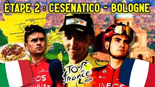 TOUR DE FRANCE 2024  Étape 2  Cesenatico  Bologne [upl. by Kylstra]