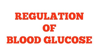 Regulation of blood glucose level for bsc nursing 2nd semester BIOCHEMISTRY [upl. by Nylia]