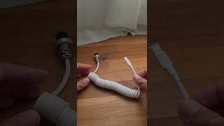 Coiled Cable UnboxingCoiledCable CableUnboxing SetupUpgrade DeskGear [upl. by Dyl]