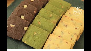 Assorted Shortbread Cookies Recipe So EASY amp Delicious  ONLY 3 main ingredients [upl. by Eittam]