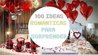 100 IDEAS PARA SORPRENDER A TU PAREJA  DECORAR HABITACION  DECORAR CENA Decora con Lidia [upl. by Colbye]