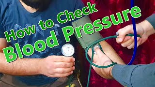 How to Check Blood Pressure Manually  Aneroid Sphygmomanometer BP Apparatus [upl. by Nylrem960]